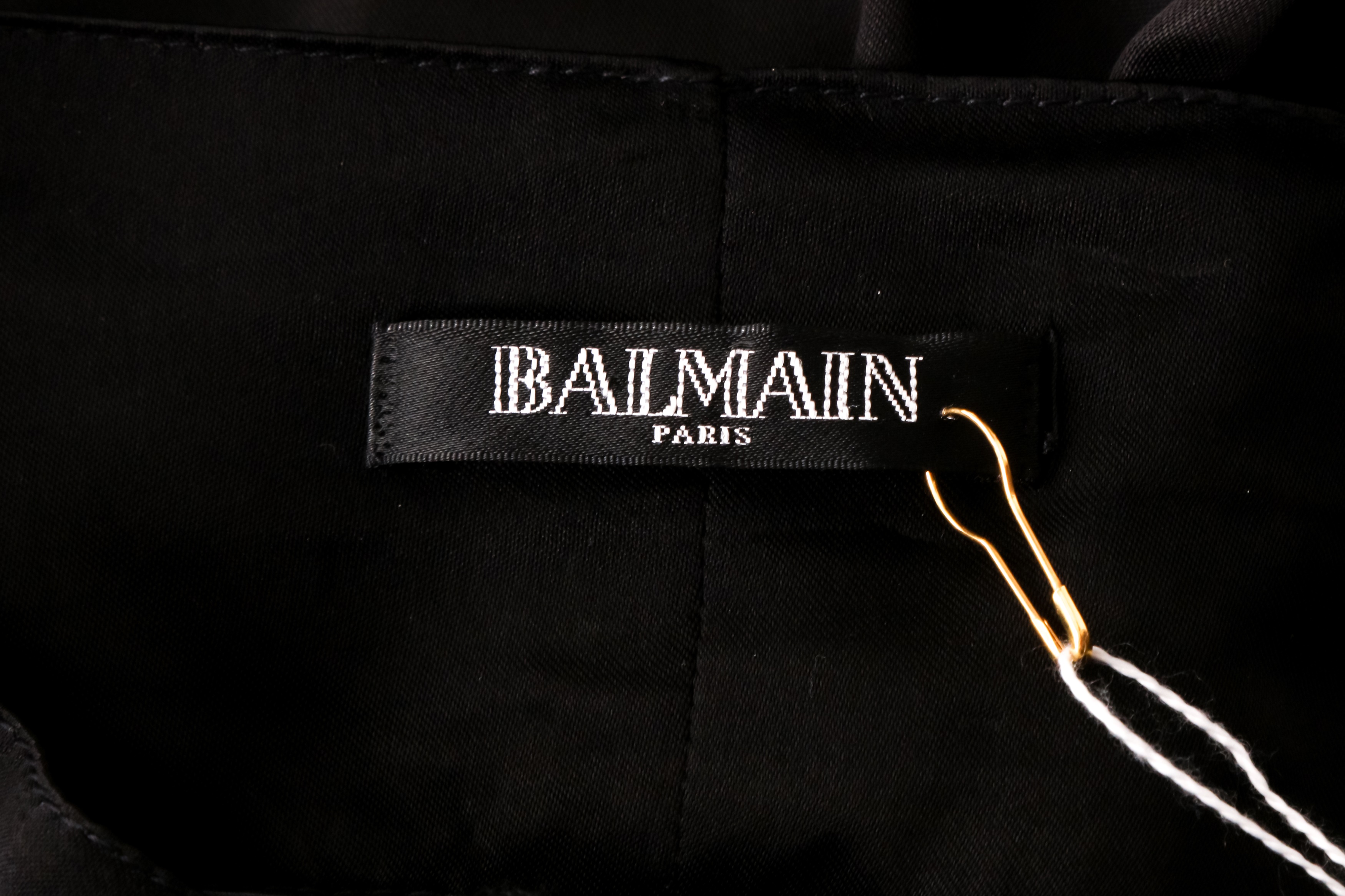 Balmain Black Tapered Cargo Trouser - Size 38 - Image 3 of 3