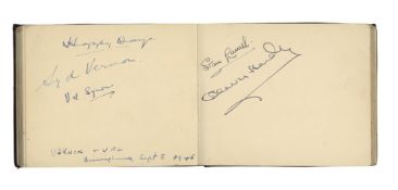 Autograph Album.- Incl. Stan Laurel & Oliver Hardy