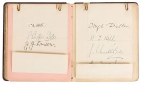Autograph Album.- Incl. Clement Attlee's Cabinet