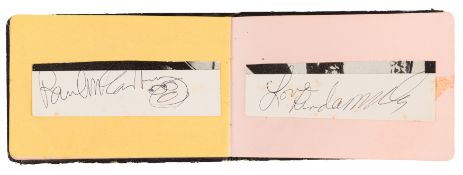 Autograph Album.- Incl. Paul & Linda McCartney