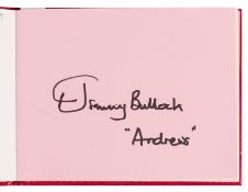 Autograph Albums.- James Bond Interest
