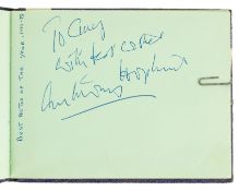 Autograph Album.- Incl. Anthony Hopkins