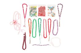 A COLLECTION OF BEAD JEWELLERY