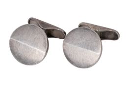 HANS HANSEN | A PAIR OF SILVER CUFFLINKS