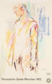§ Oskar Kokoschka (Austrian 1886-1980) Olympische Spiele München