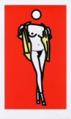 § Julian Opie (British b.1958) Woman Taking Off a Man’s Shirt