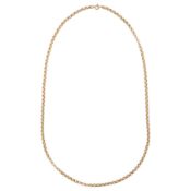 A rolo chain necklace