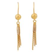 A pair of pendent earrings