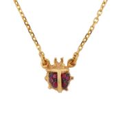 A ladybird necklace