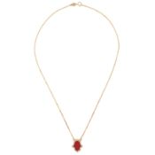 A Hamsa pendant necklace