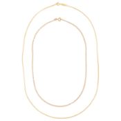 Two chain necklaces