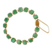 A jade bracelet