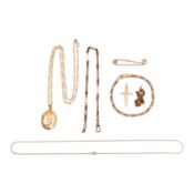 A collection of jewellery