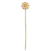 A diamond pin