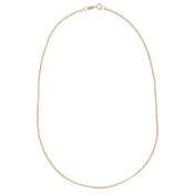 A curb chain necklace
