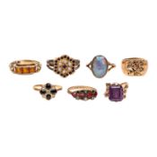 Seven rings