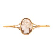 A cameo brooch