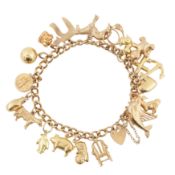 A charm bracelet