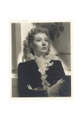 Garson (Greer) Vintage black and white photograph of Greer Garson