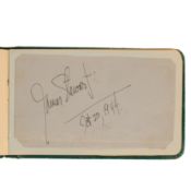 Autograph Album.- Vintage Hollywood Autograph album featuring signatures by prominent movie stars fr