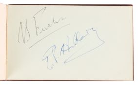 Autograph Albums.- Vintage Actors & Entertainers Four autograph albums featuring signatures by actor