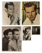 Heston (Charlton) & Lydia Clarke Vintage black and white photograph of Heston and Clarke, signed by 