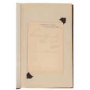 Autograph Album.- Incl. Franklin D. Roosevelt Autograph album featuring signatures by notable figure