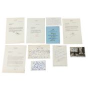 Autograph Collection.- Actors Group of letters from various prominent actors to composer Alan Jay Le