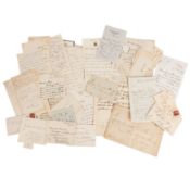 Autograph Collection.- Miscellaneous Varied collection of autographs, manuscript letters, clipped au