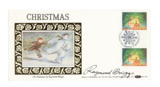 Briggs (Raymond) First Day Cover signed by 'The Snowman' author Raymond Briggs