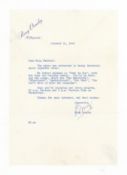 Crosby (Bing) Typed letter signed (