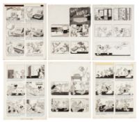 Mevin (Bill) Original storyboards by illustrator Bill Mevin