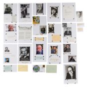 Autograph Collection.- Tv Presenters & Journalists Collection of signatures by various journalists, 