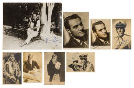 Coward (Noel) & Graham Payn Group of photographs signed by Noel Coward and Graham Payne
