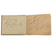 Autograph Collection.- Actors & Entertainers Collection of signatures by various actors, entertainer