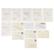 Autograph Collections.- Members of the Royal Household Large collection of letters from various memb