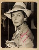 Autograph Collection.- Incl. Ingrid Bergman Collection of photographs and letters from prominent sta