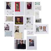 Autograph Collection.- Miscellaneous Autograph collection including actors, entertainers and authors