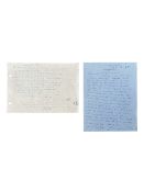Dolin (Anton) Two autograph letters signed (