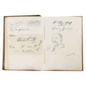 Autograph Album.- Irish Interest, Early 20th century Autograph album featuring signatures by British