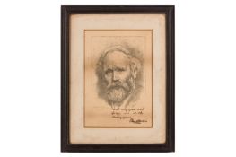 Hardie (Keir) Printed portrait of the socialist leader and founder of the Labour Party after the dra