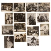Keaton (Buster) & Others Selection of vintage black and white photographs of early movie sets