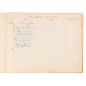 Autograph Albums.- Actors & Entertainers Two visitor books and one album featuring signatures by act