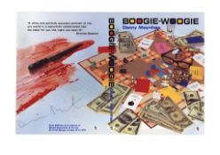 Hirst (Damien) Pictorial dust-jacket for Boogie-Woogie by Danny Moynihan, signed by Hirst on the rea