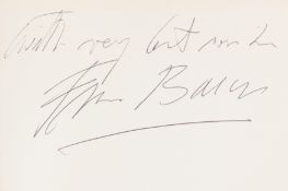 Bacon (Francis) Russell (John) Francis Bacon, signed 