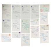 Autograph Collection.- Field Marshals Collection of letters from various Field Marshals to Mr. Richa