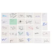 Autograph Collection.- Cinema Interest Collection of index cards signed by prominent directors, prod