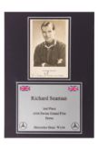 Seaman (Richard) Signed vintage photograph of the British racing driver