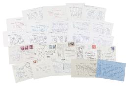 Guinness (Alec) A large collection of cards and letters sent by Alec Guinness to his housekeeper, Mr
