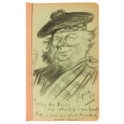 Autograph Album.- Vintage Entertainers Autograph album from the early 20th century signed by actors 